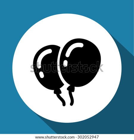 vector illustration of the balloons