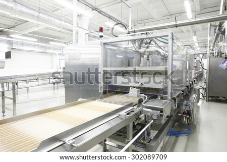 
plant for the production candy and chocolate
 Royalty-Free Stock Photo #302089709