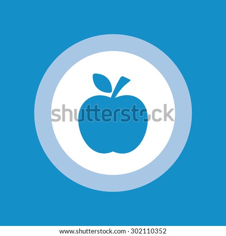 Apple flat icon 