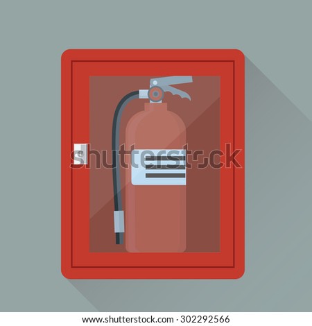 Fire extinguisher cabinet