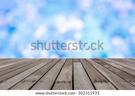 abstract nature background with the wooden floor