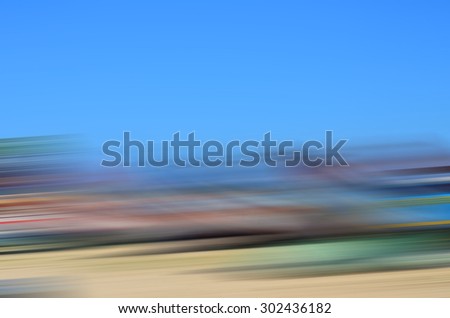 Blurry image of seascape for background for graphic design