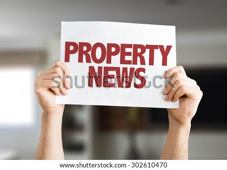 Property News card with house on background