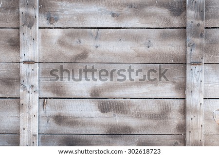 Old gray board background with whole