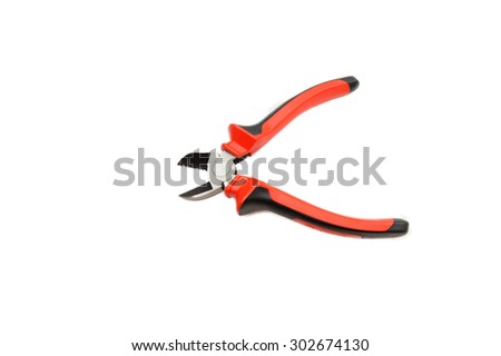 pliers isolated on white background