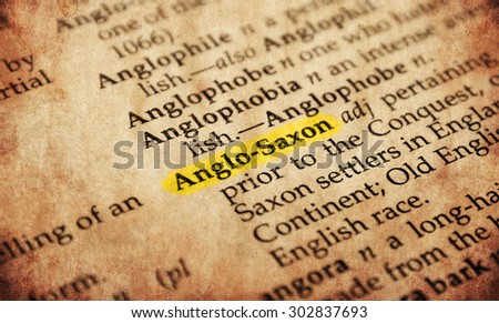 Anglo-Catholicism word in old textured dictionary Royalty-Free Stock Photo #302837693