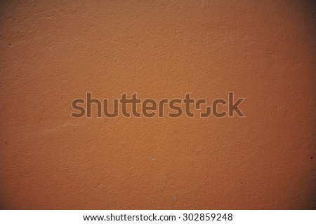 Vintage orange wall background.