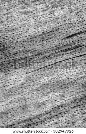 Photograph of old Bleached, Gray Stained Beech wood Cutting Board, grunge surface texture.