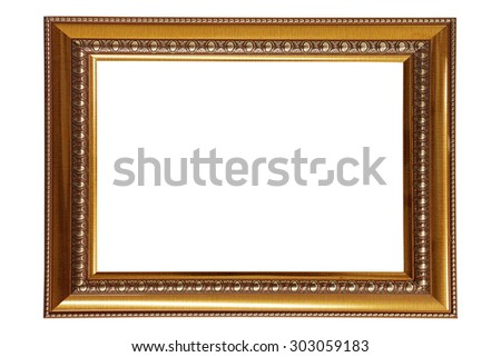 picture frame isolated with path/ paths.