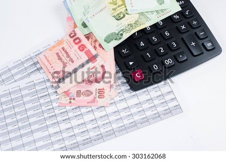 Financial accounting, calculator and report