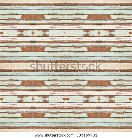 Colorful seamless old wood planks texture, can be used for background