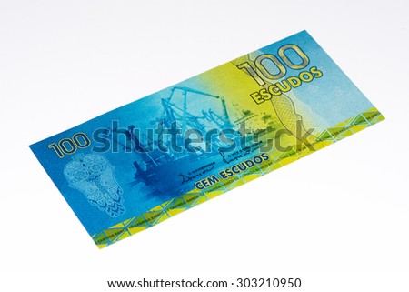 100 escudos bank note. Escudo is the currency of Cabinda province of Angola
