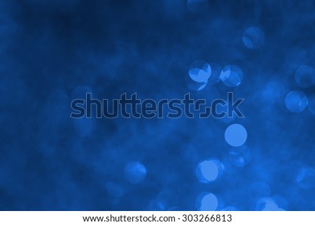 Blue Bokeh Background