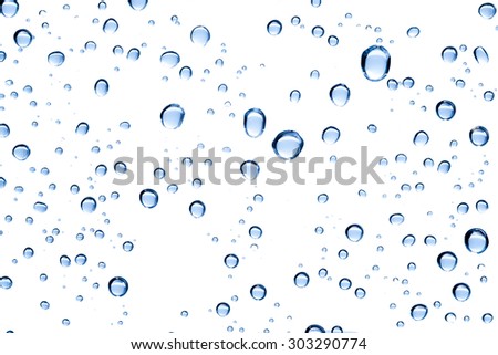 Water Drop and Droplets Royalty-Free Stock Photo #303290774