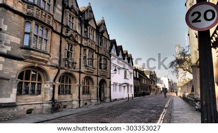 A street in Oxford, UK