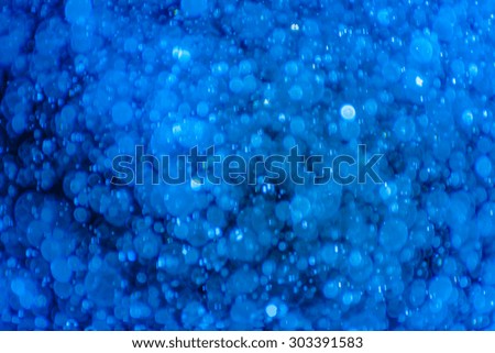 Abstract  blue bokeh background