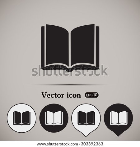 Vector icon book
