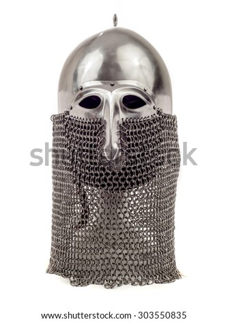 Metal historical helmet for head protection