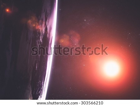 Hight quality Earth image. Elements of this image furnished by NASA