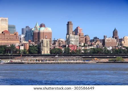 New York City, United States - Brooklyn skyline.