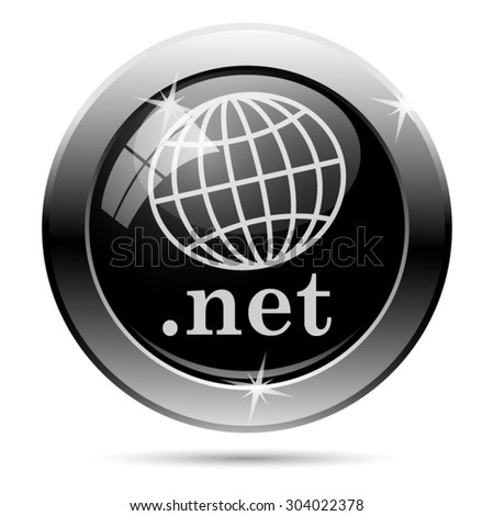 .net icon. Internet button on white background. EPS10 vector 