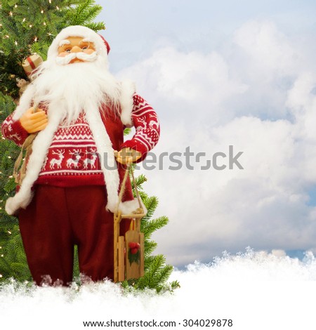 Christmas toy Santa Claus 