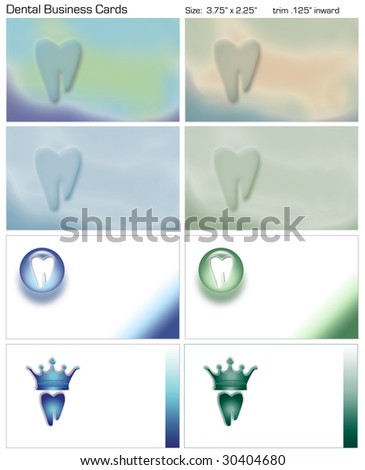 Dentist / dental business card designs / templates