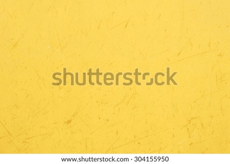 Dirty yellow paint wall texture background