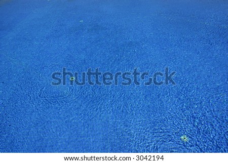 swimming pool blue water detail with textures