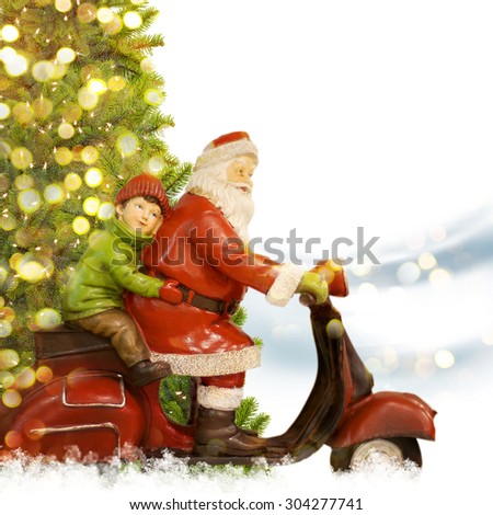 Christmas toy Santa Claus 