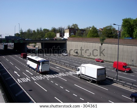 This is a Motorway in South Woodford.