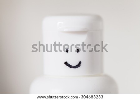 smiling bottle