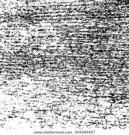 Grunge Black and White Distress Texture . Scratch Texture . Dirty Texture . Wall Background .Vector Illustration