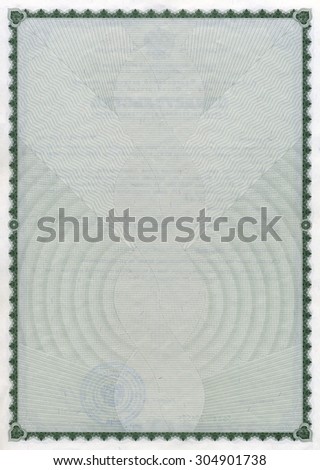 Letterhead with absolute protection against counterfeiting