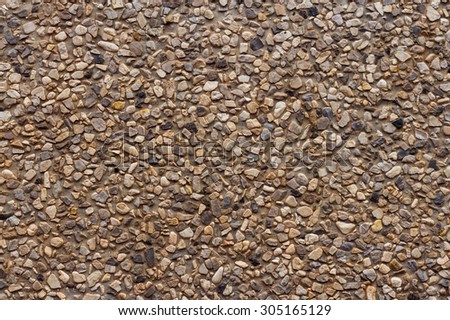 Wash gravel texture of wall Pattern background