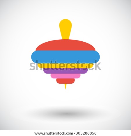 Whirligig icon. Flat vector related icon for web and mobile applications. It can be used as - logo, pictogram, icon, infographic element. Vector Illustration. 
