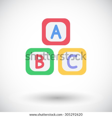 Blocks icon. Flat vector related icon for web and mobile applications. It can be used as - logo, pictogram, icon, infographic element. Vector Illustration. 