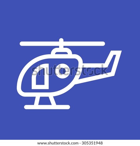 Helicopter, travel, transportation icon vectgor image. Can also be used for transport, transportation and travel. Suitable for mobile apps, web apps and print media. 