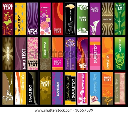 Vertical Banner Collection