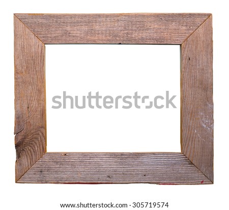 old barn wood frame
