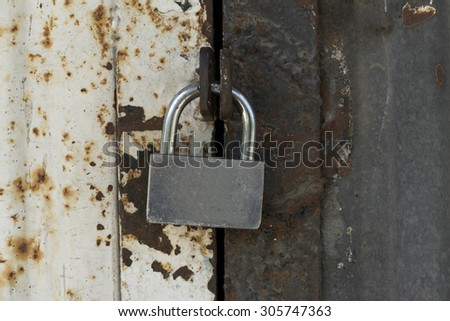 old padlock background