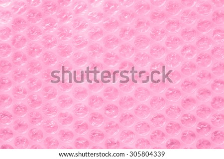 pink bubble wrap or packing material as abstract background