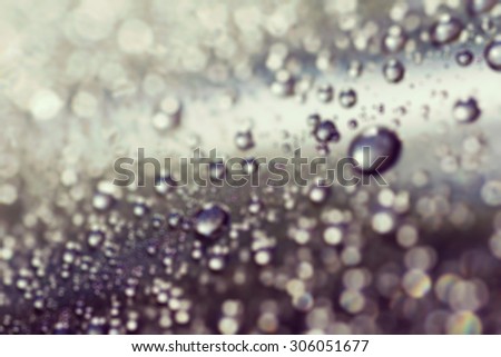 A beautiful blurry bokeh balls for backgrounds. Image made of water droplets. Image has a vintage effect applied. This image suits nicely for text backgrounds, website backgrounds, or anything else.