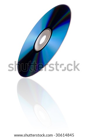 CD DVD Blue-Ray Storage Concept Video Disc