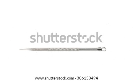 comedone extractor isolated Royalty-Free Stock Photo #306150494