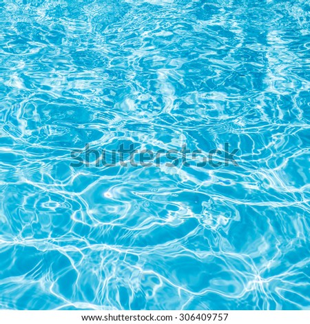 Background of rippled pattern of clean water in a blue.