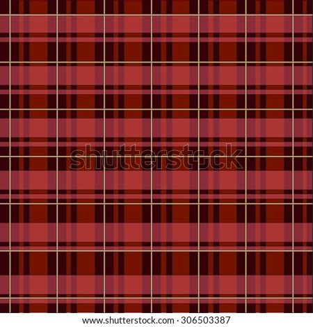 vector red Scottish tartan cloth