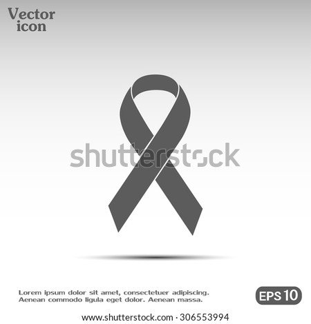 Vector breast cancer ribbon