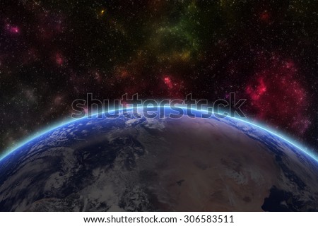 Planet Earth - Elements of this Image Furnished By NASA.