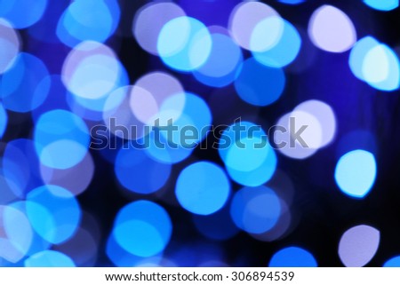 Multicolored de-focused bokeh light background.